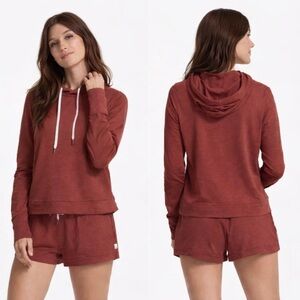 Vuori Halo Essential Hoodie – Rust – XS